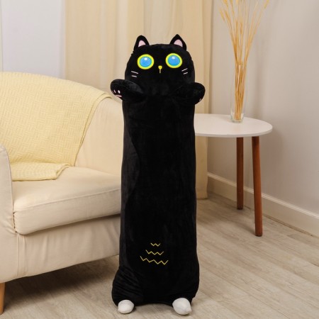 Skill of a soft toy "cat", 110 cm, black color-1