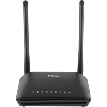 Wi-Fi router D-Link DIR-620S/RU/B1A, 300 Mbps, 4 ports 100 Mbps, black