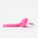 Toy for cats "Small Mouse" two -tone, 5 cm, white/pink