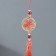 Textile suspension, metal "Flower in the rim" Knock 1x3x19.5 cm