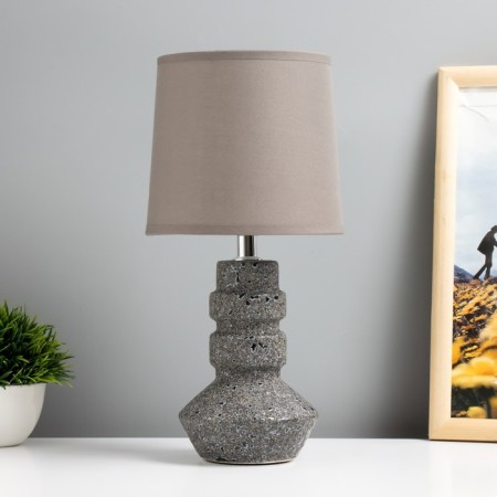 Table lamp "Strong" E14 40W gray 15x15x31 cm Risalux