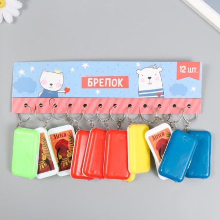 Фонарик на кольце "Девушка. Африка" 6,5х3,5х1 см-5