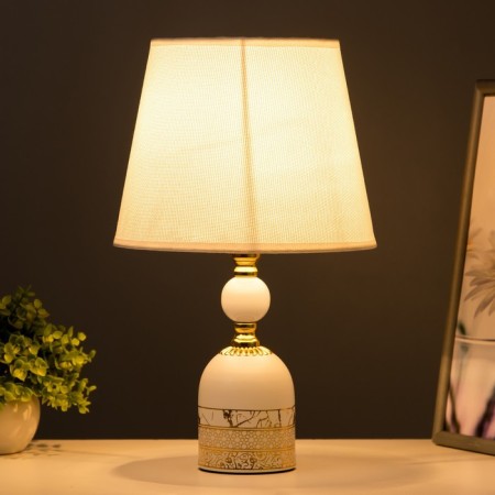 Galley table lamp E27 40W white-golden 21x21x36 cm Risalux-1