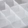 Organizer for linen 16 cells LadOM, 32x32x12 cm, beige color