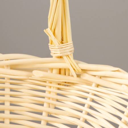 A set of baskets, 3 pcs, 31 × 12 × 32 cm, 27 × 10 × 26 cm, 22 × 8 × 21 cm, willow-3