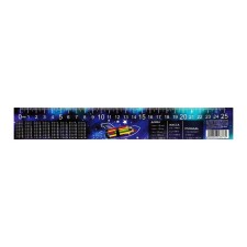 Line-stroke plastic 25 cm ZL-25 table of multiplication 