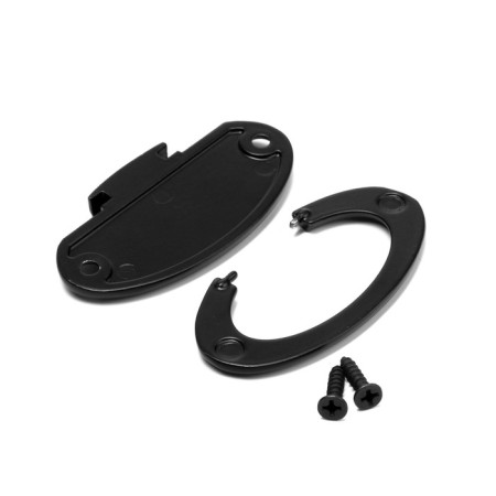 Handle button Cappio RK130 furniture, black color-6