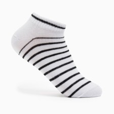 Women's socks, white color, size 23-25