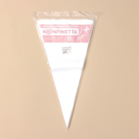 Konfinetta confectionery bags, 41 × 21 cm, 50 pcs, transparent color-5