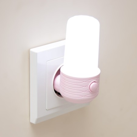 Dink's nightlight LED 1W white-pink 4.5x6x9 cm Risalux-4