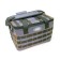 Bag Fisheries Running Base Lure Bag XL, 38x26x25 cm, color gray + 5 boxes Luno 28