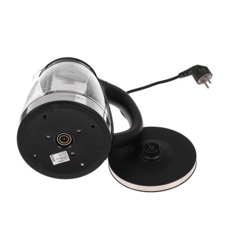 Electric kettle Luazon LSK-1802, glass, 1.8 l, 1500 watts, backlight, black and blue-7