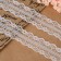 Capricon lace, 32 mm × 10 ± 1 m, white color