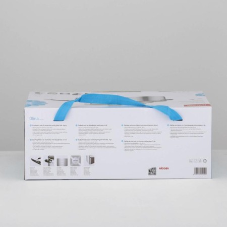 Nadoba oolina pan set, 3 pcs: 1.5 l, 3.2 l, 6 l-8