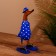 Souvenir "Duck in Shlepka" col. blue, tree 27 cm