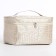 Lightning cosmetic bag, beige color