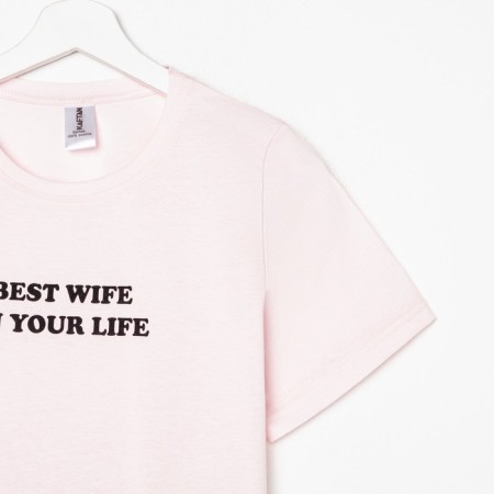 Women's T -shirt KAFTAN BEST WIFE p. 40-42, pink-2