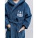 Baby robe, height 146 cm, indigo color