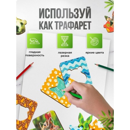 Доски Сегена «Животные», набор 18 шт.-6