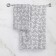 Terry towel Verossa Verdi, 450 g, size 70x130 cm, gray, white color