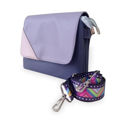 Bag-mixer on magnet, lilac color/powder/lilac