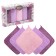 Set of towels "season", size 30x30 cm, 5 pcs, lilac color