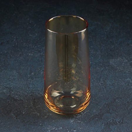 Glass glass "Genoa", 500 ml, gold color-1