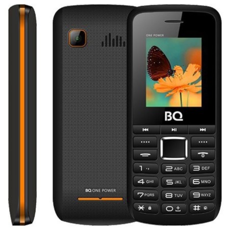 Cell phone BQ M-1846 One Power Black Orange-1