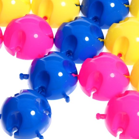 Mosaic desktop with large chips, 90 elements, d = 35 mm-4