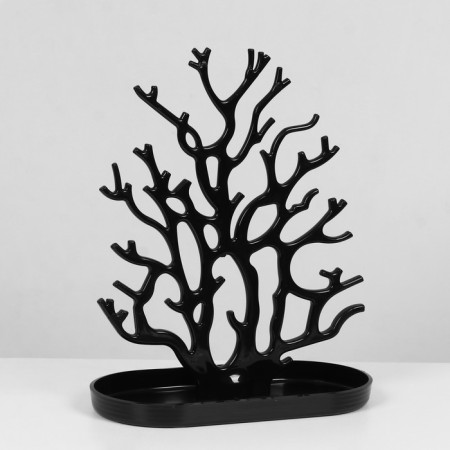Stand for jewelry "Tree", 24 × 12 × 30 cm, black color-3