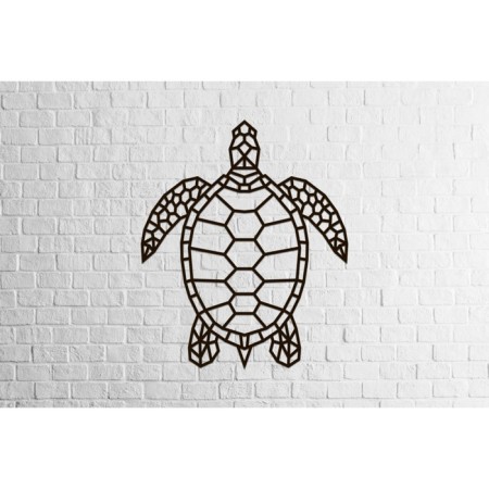 Wall panel made of wood, prefabricated model, Ewa Design, sea turtle-3