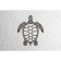 Wall panel made of wood, prefabricated model, Ewa Design, sea turtle
