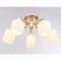 Suspended chandelier Ambrella Light, Traditional, TR9518, 5HE27, white color, gold