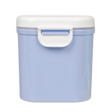 Container for storing baby food, with a spoon, color mix
