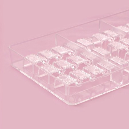Form for chocolate and sweets "Kinder", 14 cells, 20 × 12 × 2.5 cm, cell (8.3 × 2.1 × 1.2 cm)-4