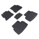 Rubber rugs with high side for Honda Civic VIII 4D, 2009-2012