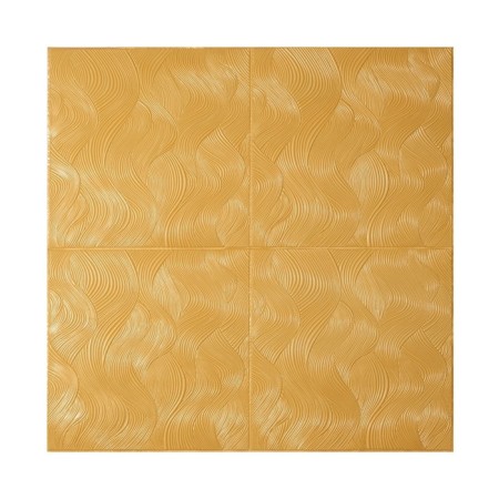 Self -adhesive PVC panel "Golden waves" 70*70cm