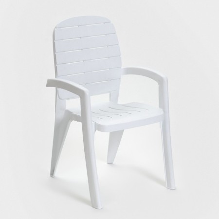 Set of garden furniture "Provence": table round diameter 65 cm + 2 chairs, white-5