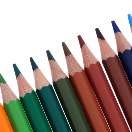 Pencils of 12 colors "Forest landscape", PVC-2