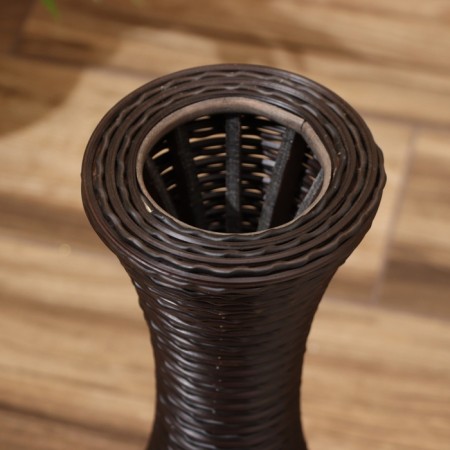 Vase wicker, floor 24x24x60 cm (+/- 3 cm)-1