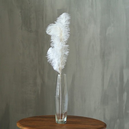 Decor of feathers "Fountain" on the leg, height - 70 cm-3