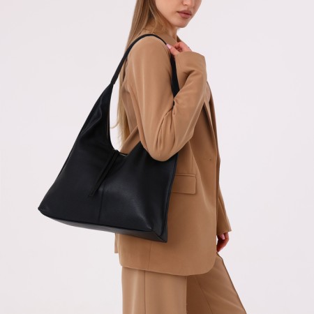 Bag-hobo "golden rain" with lightning, black color-6