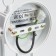 Sadovo-park lamp Feron PL201, IP44, E27, 60 W, 117x150x285 mm, white color