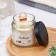 Aromatic candle made of soy wax in a bank, 150 g, lavender