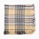 Women's scarf, beige color, size 75x75 cm
