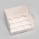 Confectionery folding box for 9 cupcakes white 23.5 x 23 x 14 cm