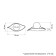 Handle button Cappio RK134 furniture, graphite-golden color