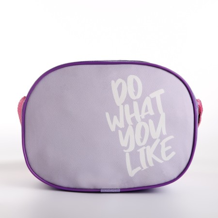 Сумка детская для девочки через плечо Do what you like, 22х16 см-1