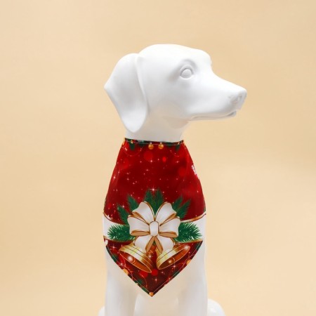 New Year. Bandana for animals "bell", size S (Osh up to 42 cm)