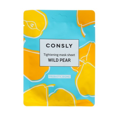 Consly tissue mask with wild pear extract for problem and oily skin, 25 ml